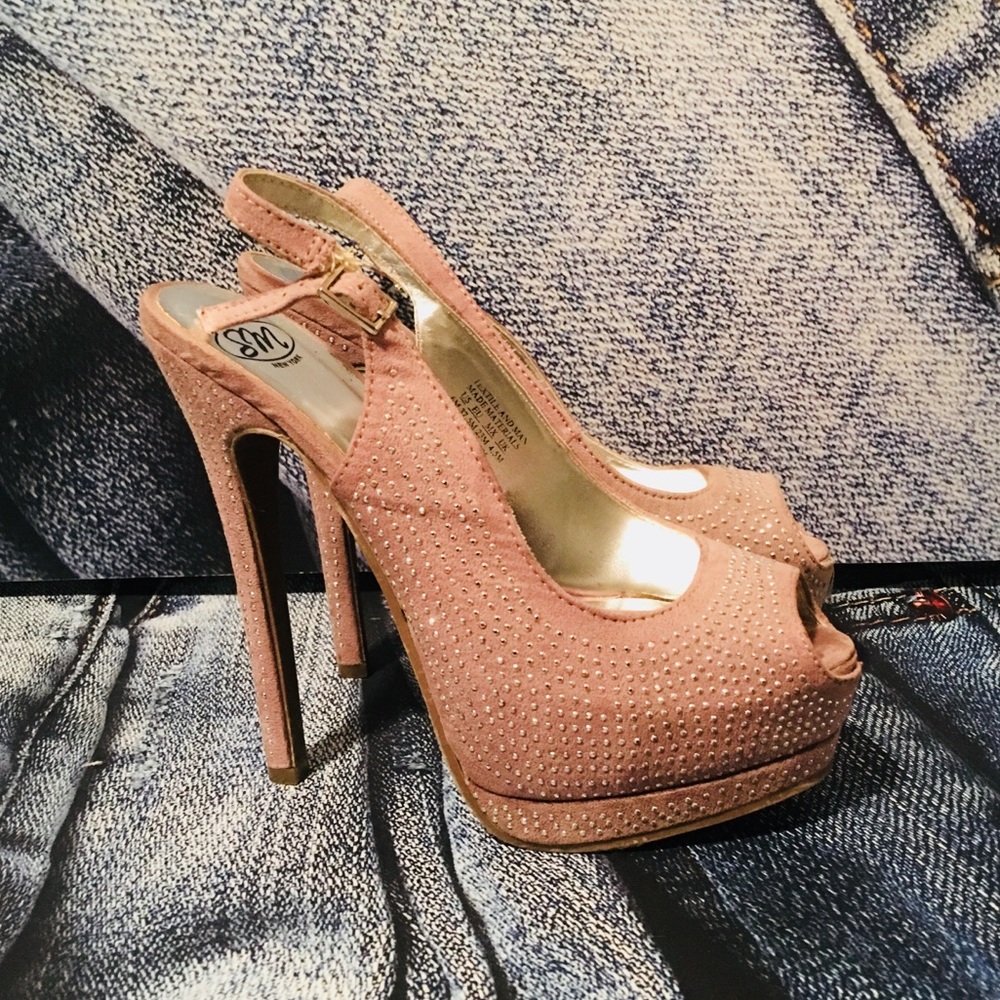 Peep toe Platform Heels